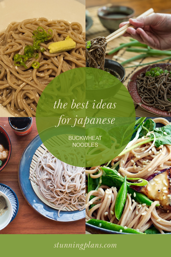 The Best Ideas for Japanese Buckwheat Noodles - Home, Family, Style and ...